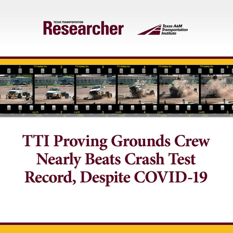 TTI Proving Grounds Crew Nearly Beats Crash Test Record, Despite COVID-19
