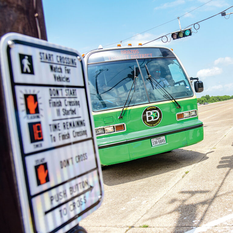 Traffic Signal Technologies Improve Pedestrian, Bicyclist Safety in Texas.